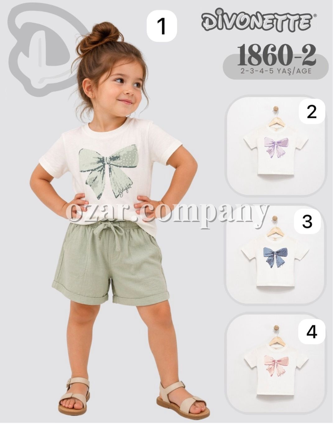 Футболка Для Девочки Divonette (2-3-4-5лет)