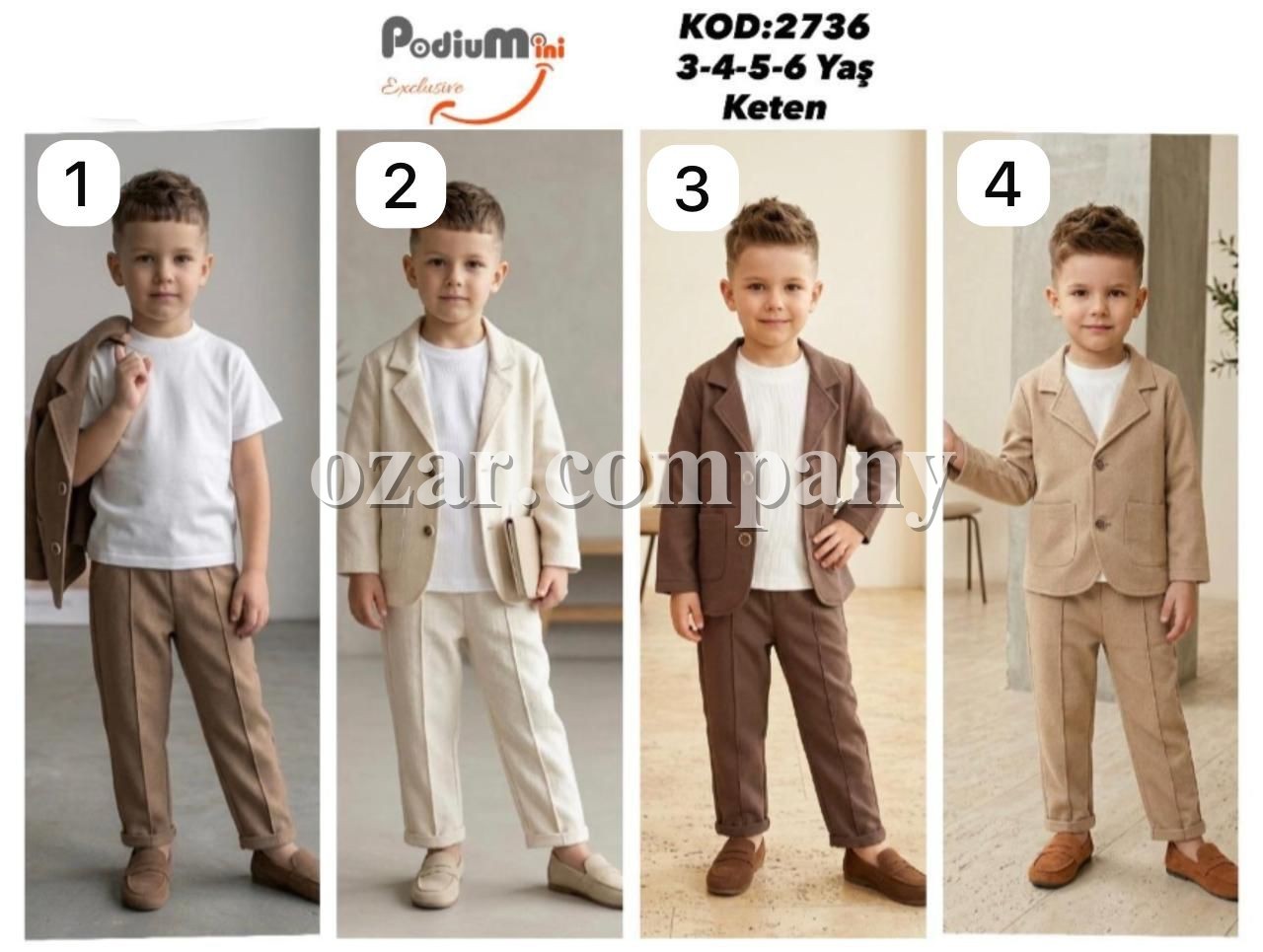 Костюм Тройка Для Мальчика PodiuMini (3-4-5-6лет) 