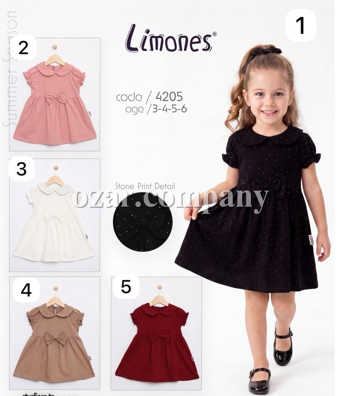 Платье Для Девочки Limones (3-4-5-6лет) 