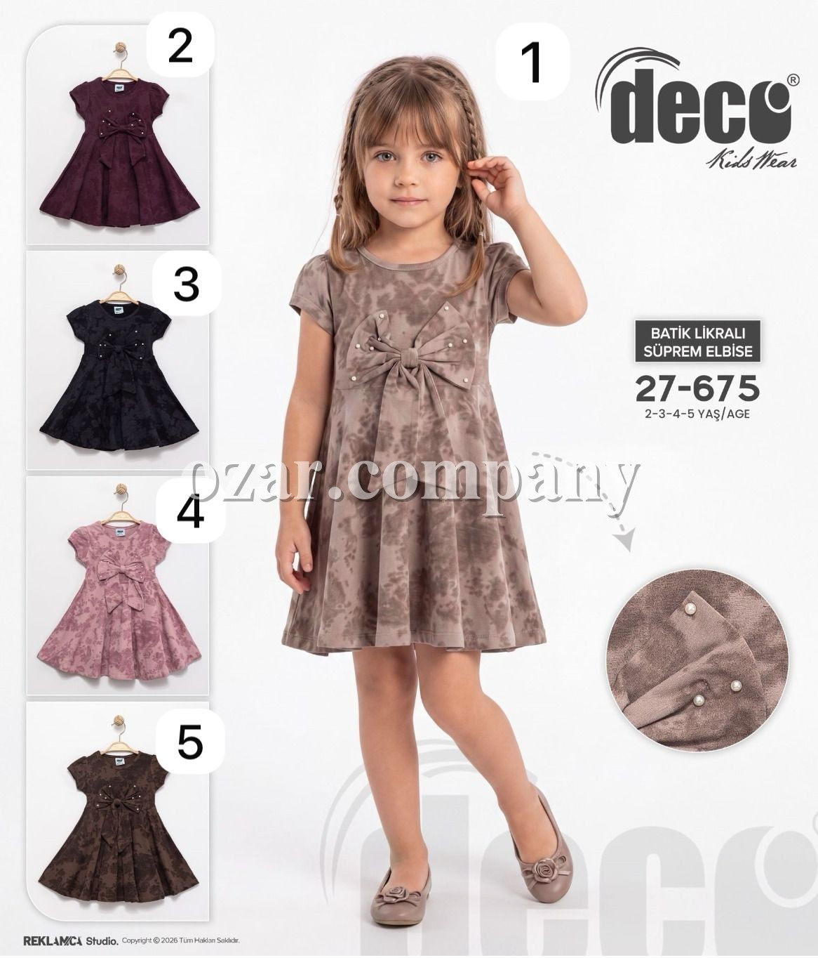 Платье Для Девочки Deco (2-3-4-5лет)