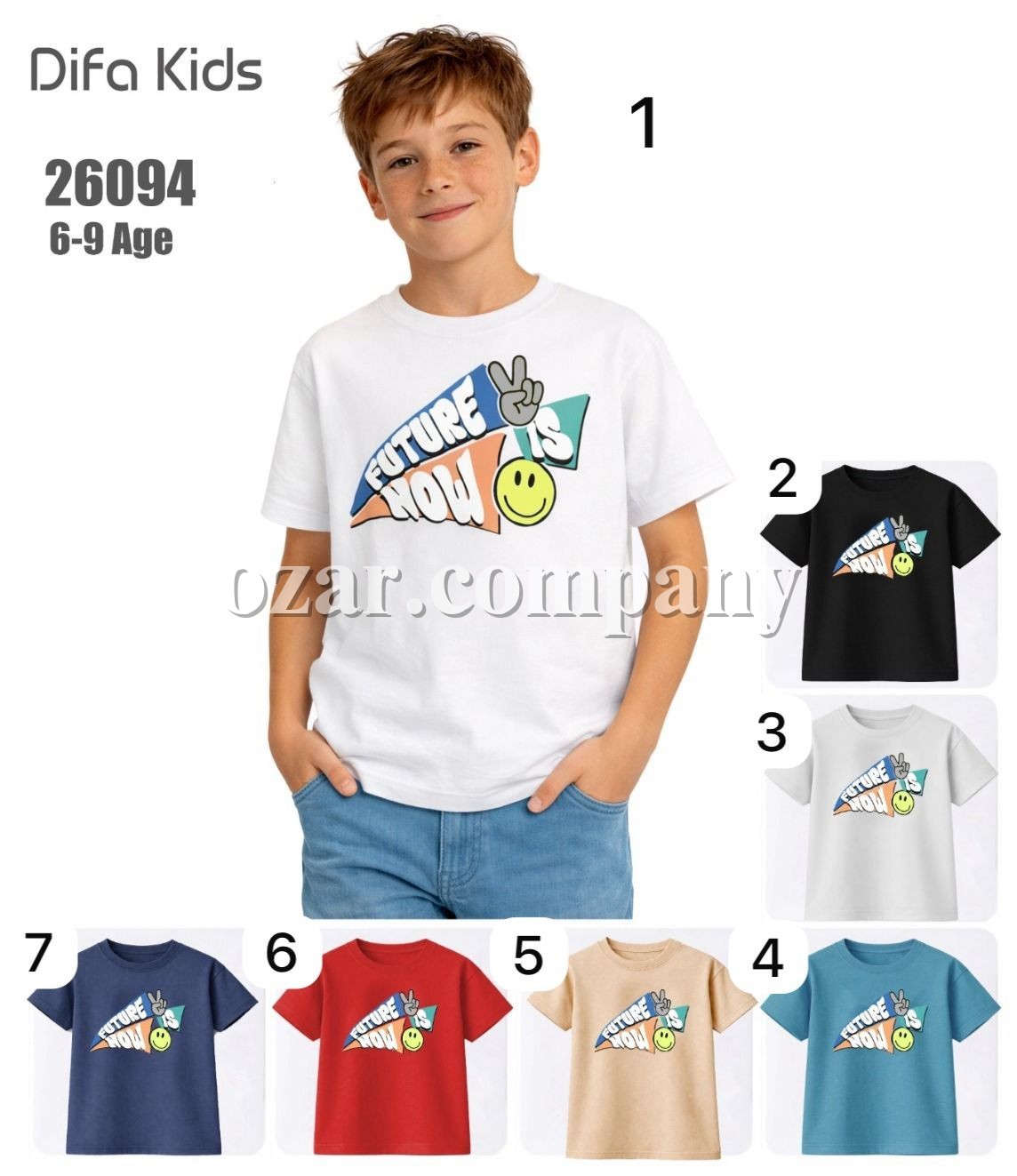 Футболка Для Мальчика Difa Kids (6-7-8-9лет) 