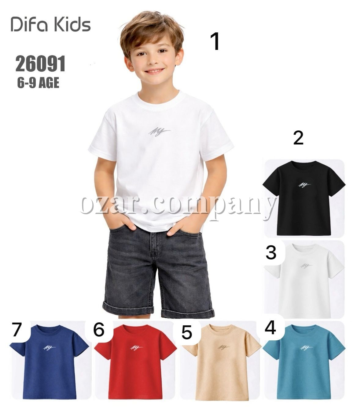 Футболка Для Мальчика Difa Kids (6-7-8-9лет) 