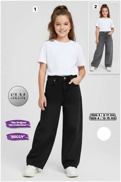 Джинсы Baggy Для Девочки SLM Kids (8-9-10-11лет)