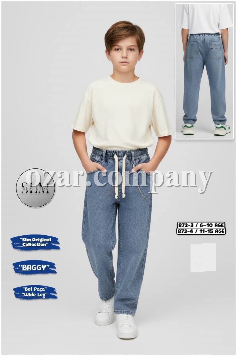 Джинсы Baggy Для Мальчика SLM Kids (11-12-13-14-15лет)