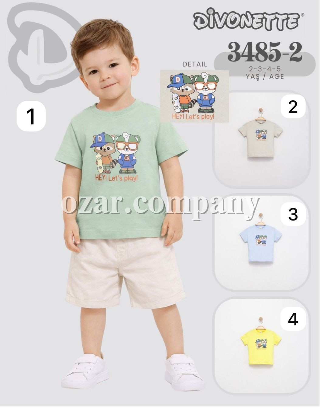 Футболка Для Мальчика Divonette (2-3-4-5лет)