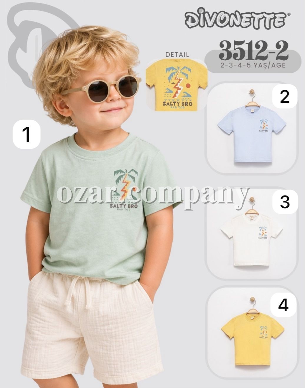 Футболка Для Мальчика Divonette (2-3-4-5лет)