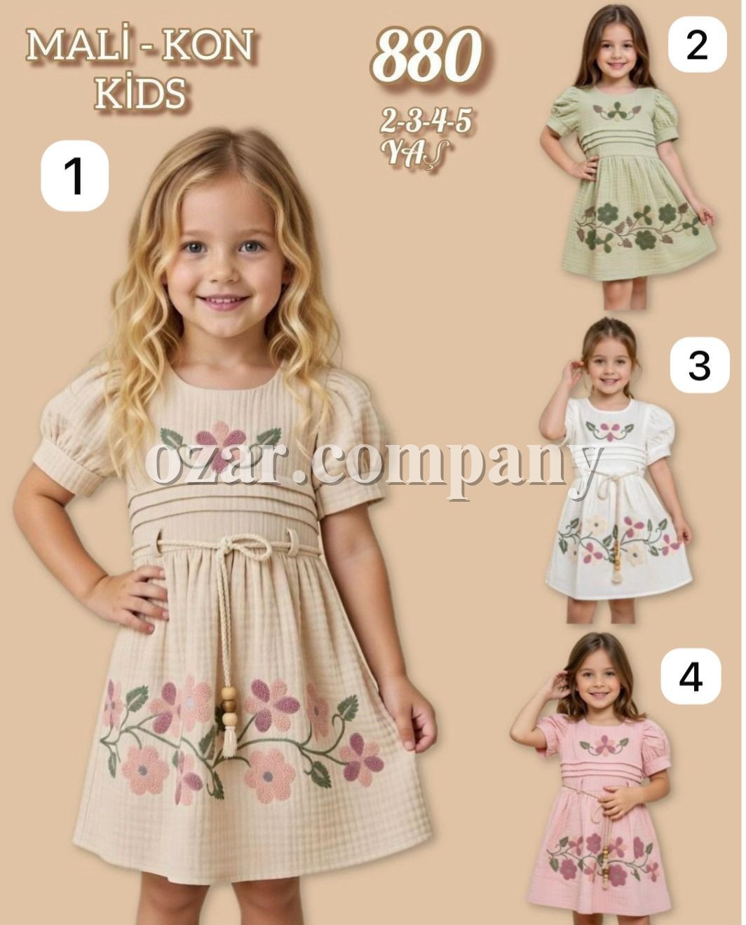 Платье Для Девочки Mali Kon Kids (2-3-4-5лет)