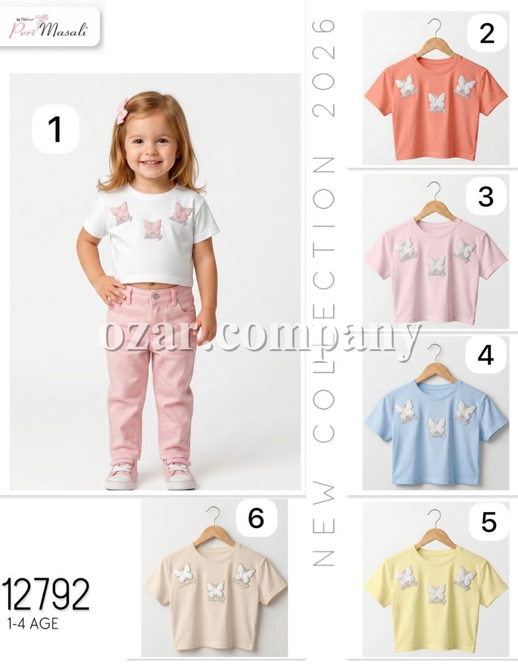 Футболка Для Девочки Peri Masali (1-2-3-4лет) 
