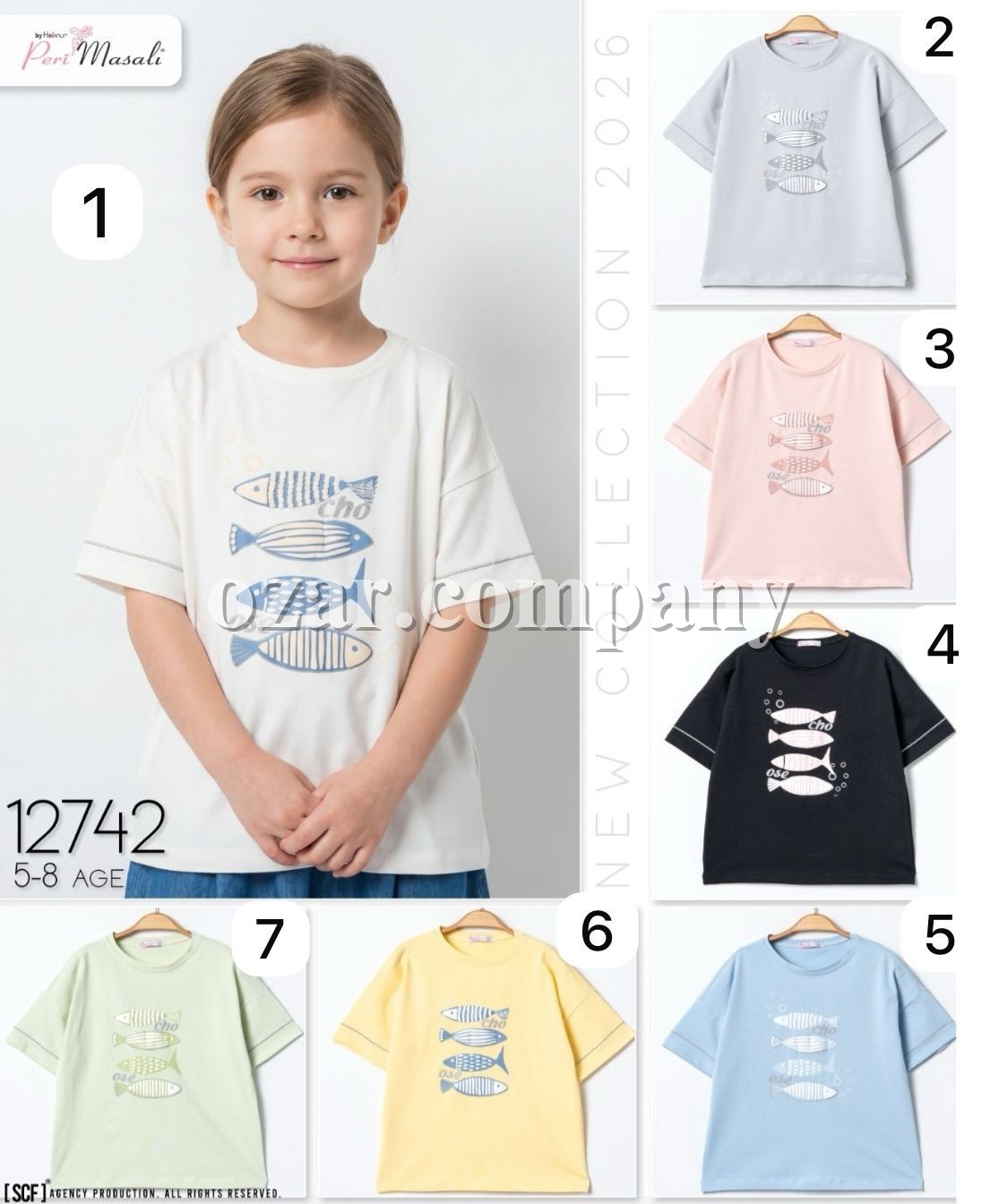 Футболка Для Девочки Peri Masali (5-6-7-8лет) 