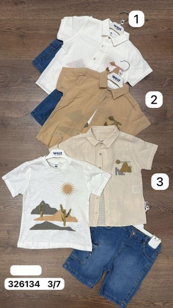Костюм Тройка Для Мальчика West (3-4-5-6-7лет) 