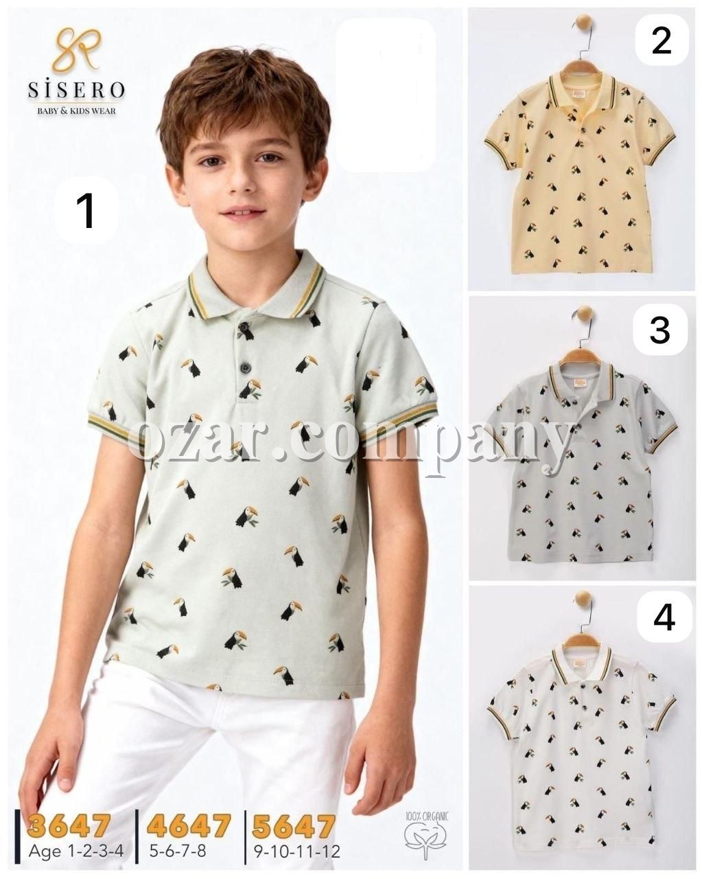 Футболка Для Мальчика Sisero (1-2-3-4лет) 