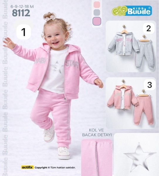 Костюм Тройка Для Девочки Buude Kids (6-9-12-18мес.)