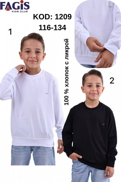 Свитшот С Ликрой Для Мальчика Fagis (6-7-8-9лет) 
