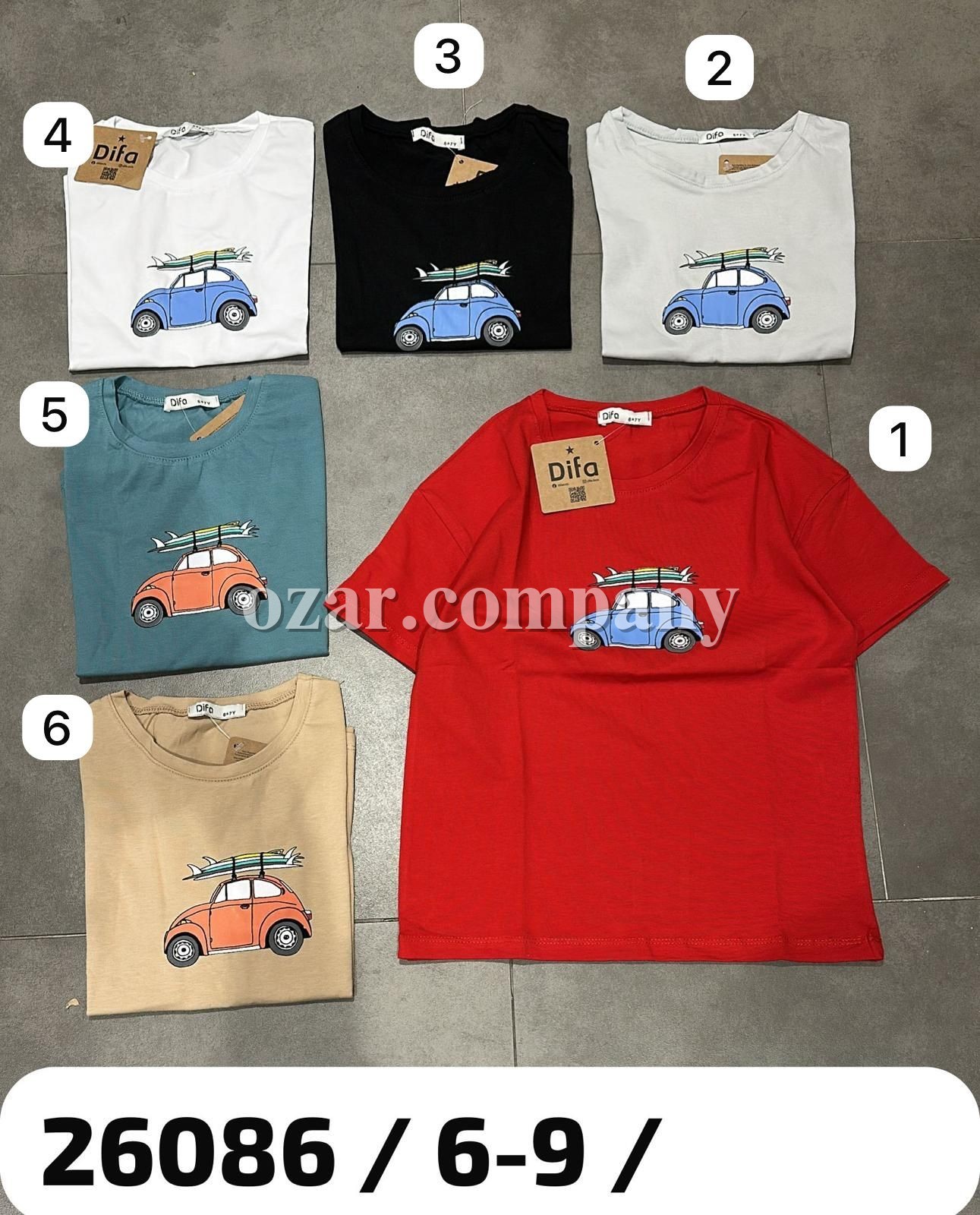 Футболка Для Мальчика Difa Kids (6-7-8-9лет) 