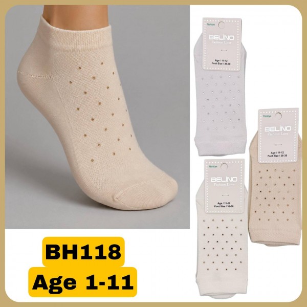 Носки Для Девочки Belino (1-2/3-4/5-6/7-8/9-10/11-12лет)