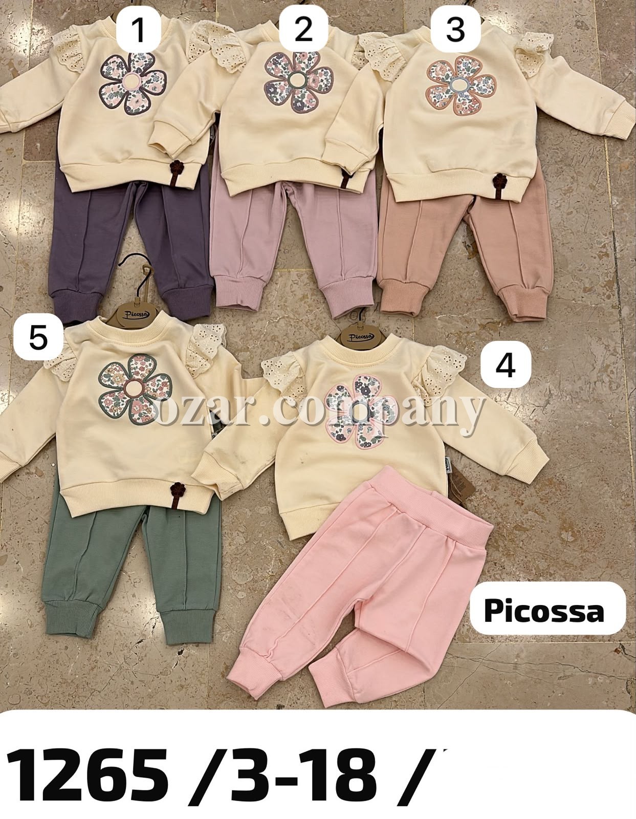 Костюм Для Девочки Picossa (3-6/6-9/9-12/12-18мес.)