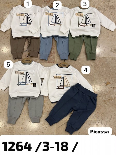 Костюм Для Мальчика Picossa (3-6/6-9/9-12/12-18мес.)