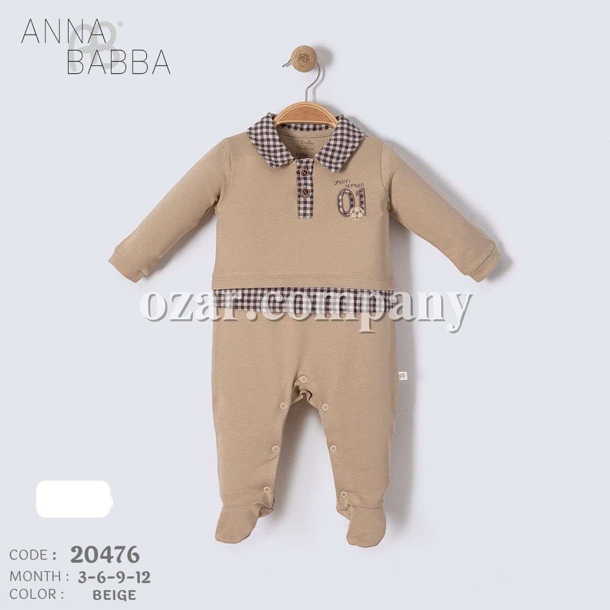 Человечек Для Мальчика Anna Babba (3-6-9-12мес.)