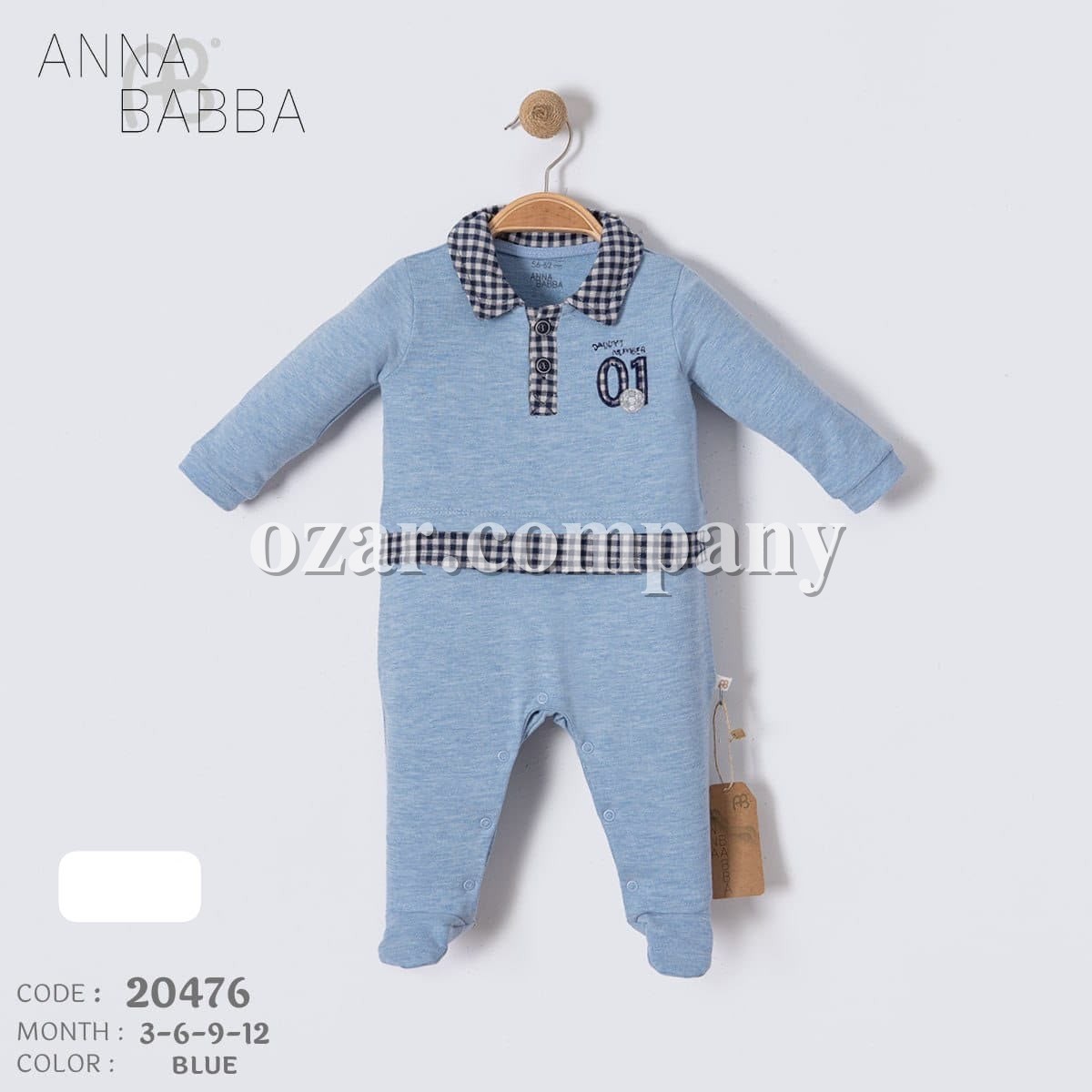 Человечек Для Мальчика Anna Babba (3-6-9-12мес.)