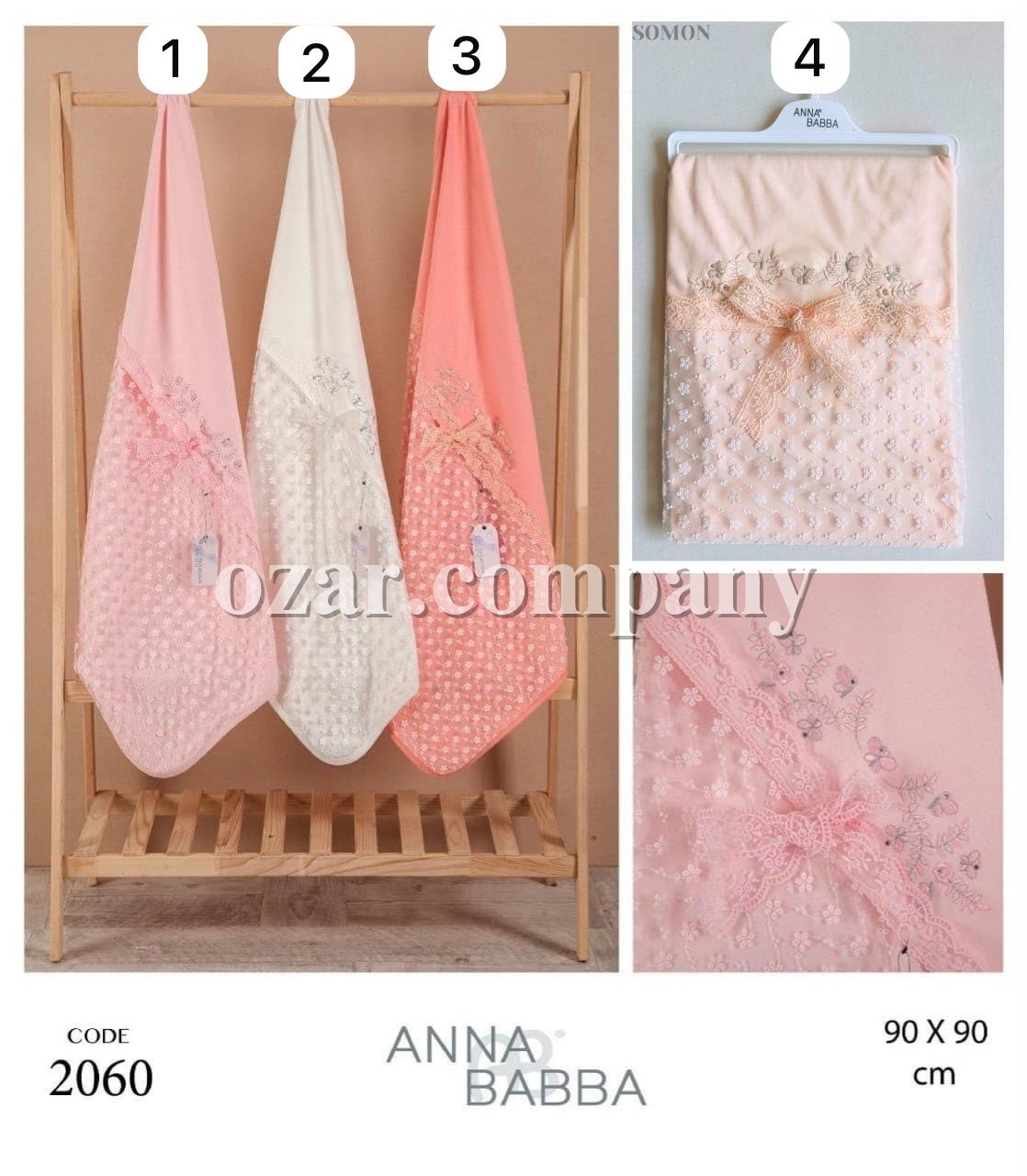 Покрывало Для Новорождённых Anna Babba (90*90см)
