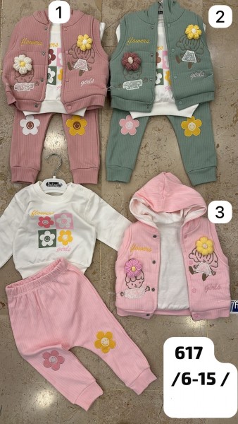 Костюм Тройка Для Девочки Babyhi (6-9-12-18мес.)