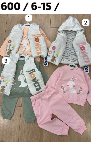 Костюм Тройка Для Девочки Babyhi (6-9-12-18мес.)