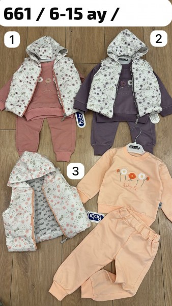 Костюм Тройка Для Девочки Babyhi (6-9-12-18мес.)