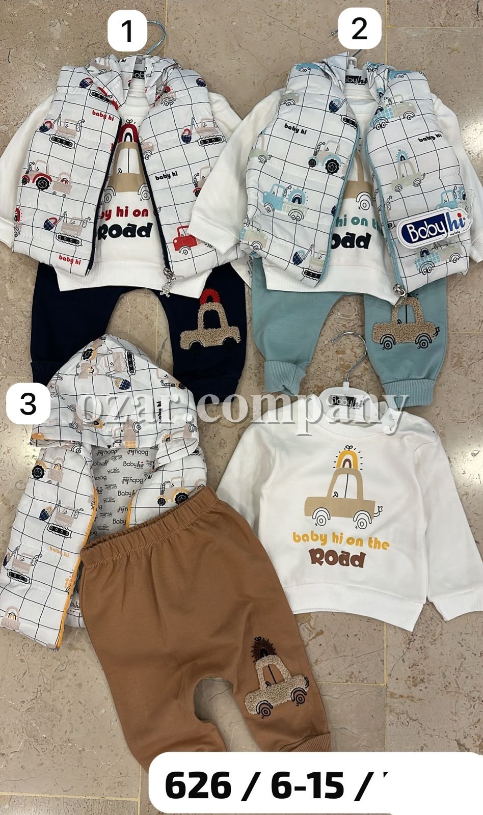 Костюм Тройка Для Мальчика Babyhi (6-9-12-18мес.)