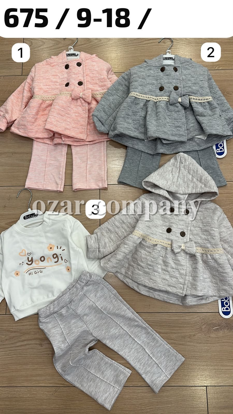 Костюм Тройка Для Девочки Babyhi (9-12-18мес.)