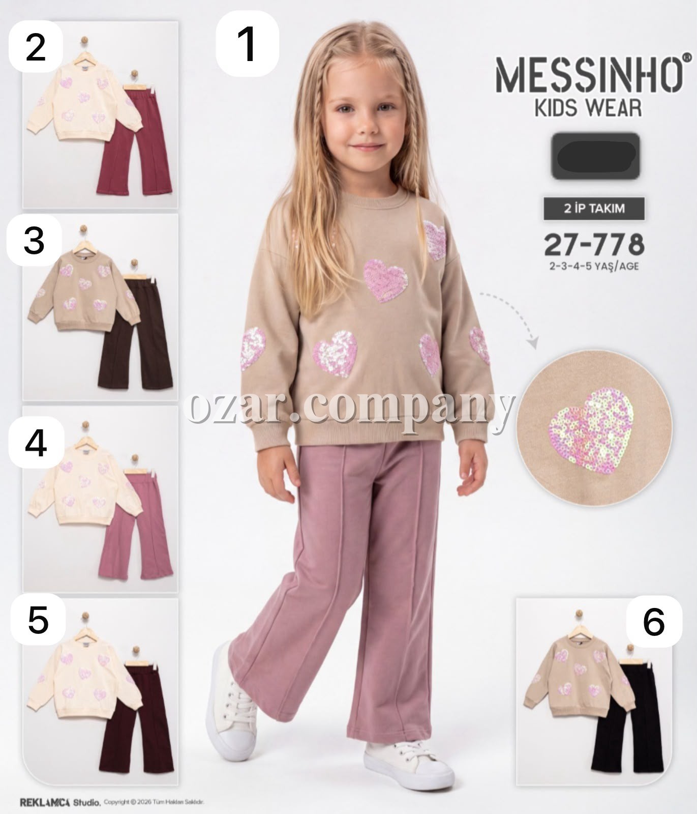 Костюм Двунитка Для Девочки Messinho (2-3-4-5лет)