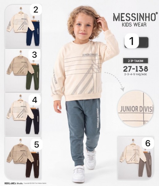 Костюм Двунитка Для Мальчика Messinho (2-3-4-5лет)
