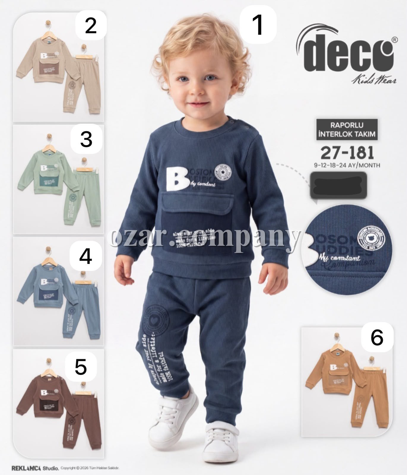 Костюм Двунитка Для Мальчика Deco (9-12-18-24мес.)
