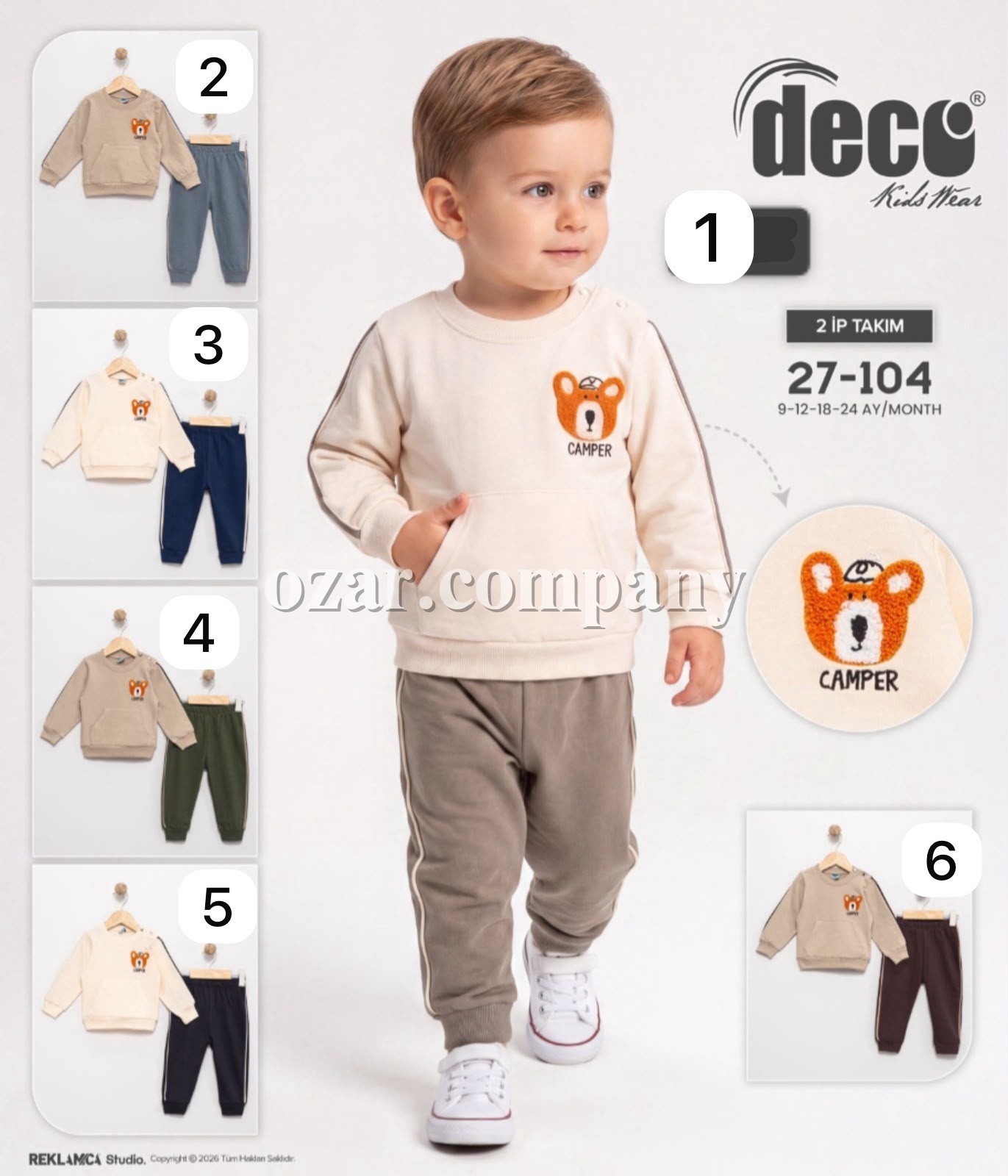 Костюм Двунитка Для Мальчика Deco (9-12-18-24мес.)