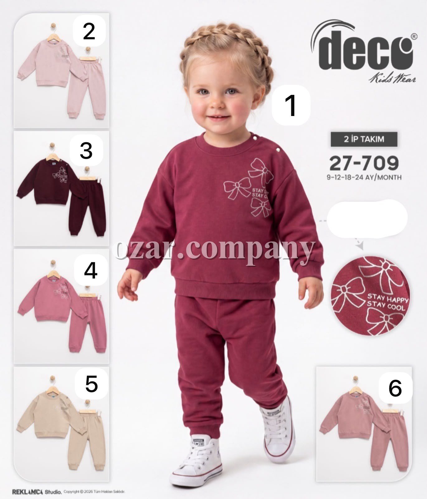 Костюм Двунитка Для Девочки Deco (9-12-18-24мес.)