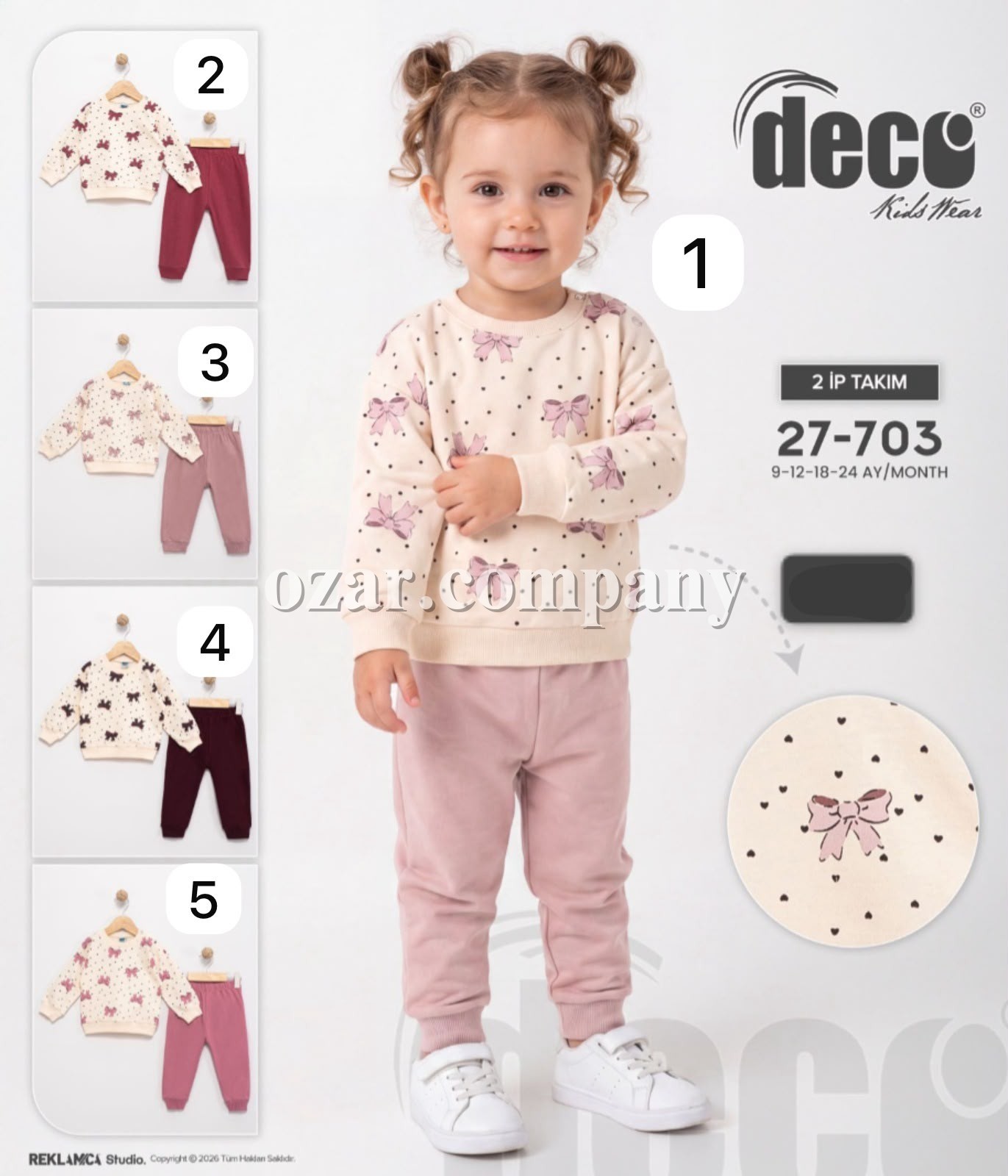 Костюм Двунитка Для Девочки Deco (9-12-18-24мес.)