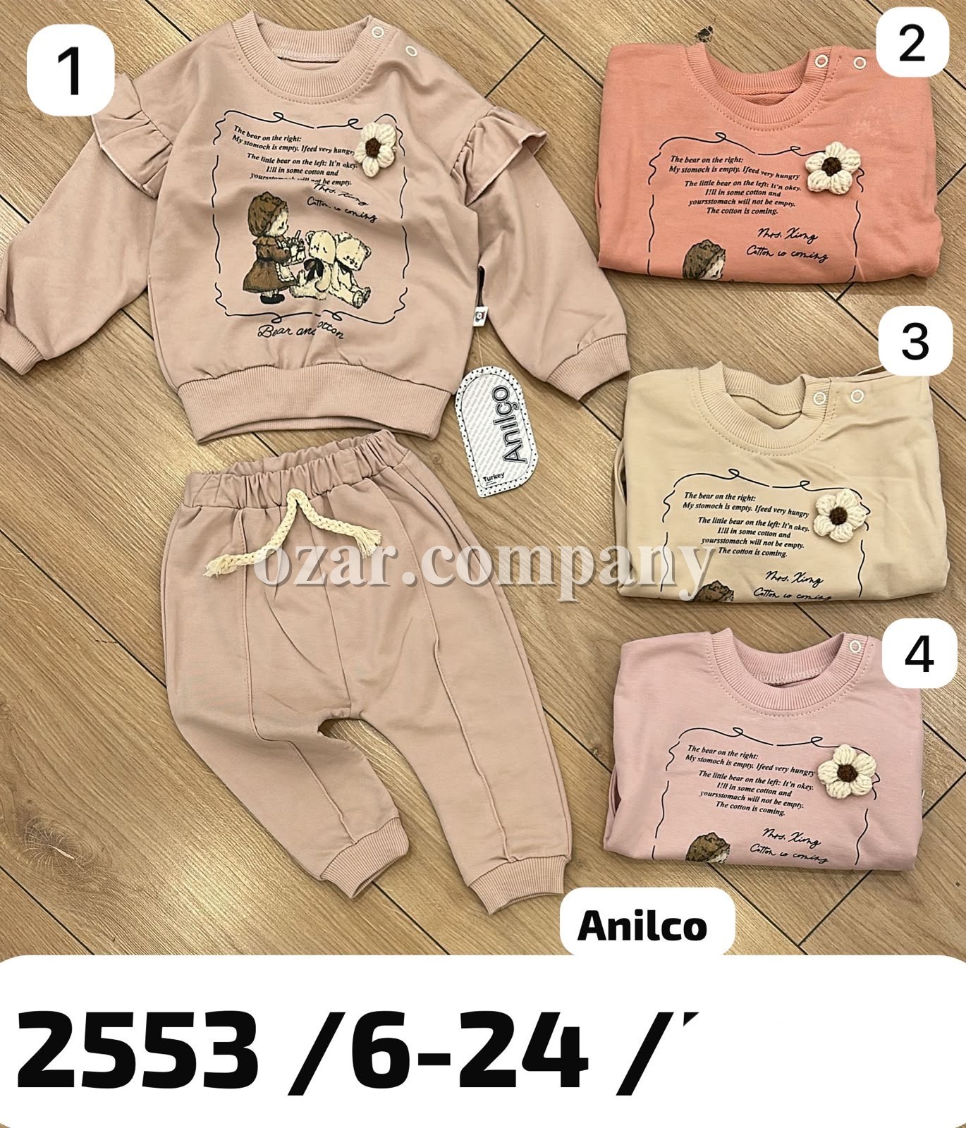 Костюм Для Девочки Anilco (6-12-18-24мес.)