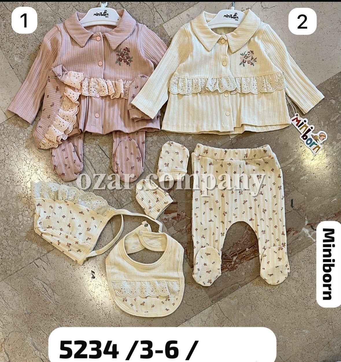 Комплект Для Девочки Mini Born (0-3/3-6мес.) 