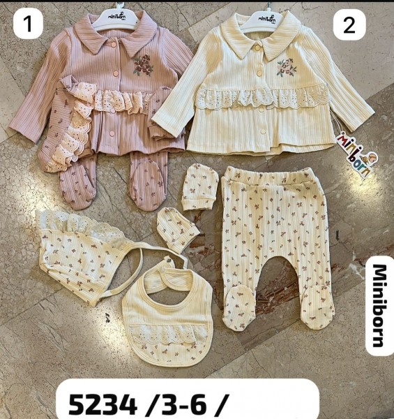 Комплект Для Девочки Mini Born (0-3/3-6мес.) 