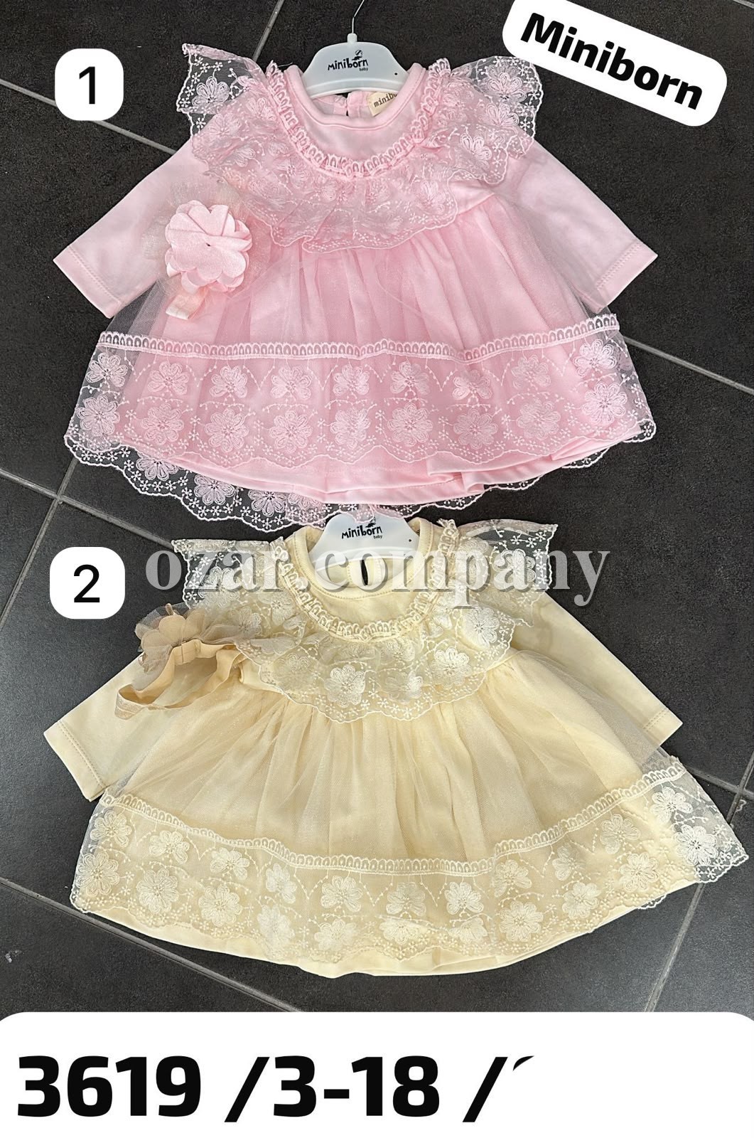 Платье Для Девочки Mini Born (3-6/6-9/9-12/12-18мес.)