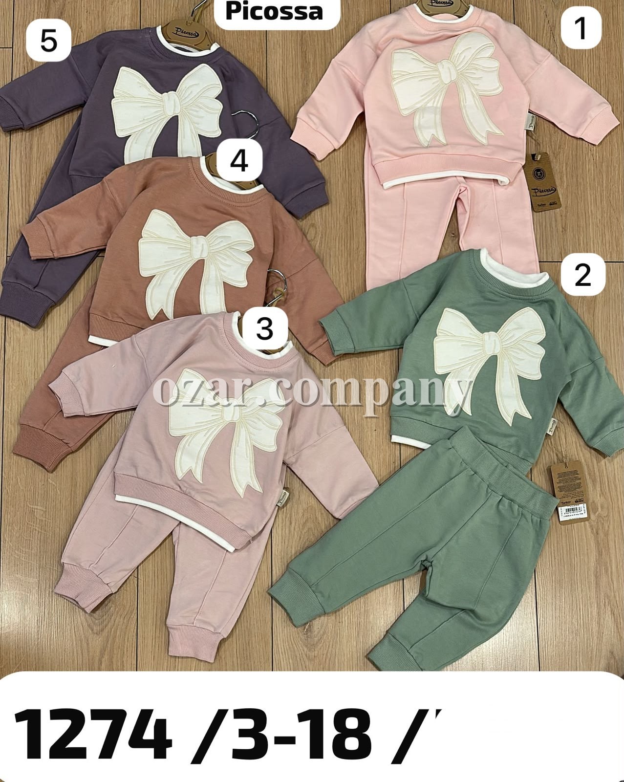 Костюм Для Девочки Picossa (3-6/6-9/9-12/12-18мес.)
