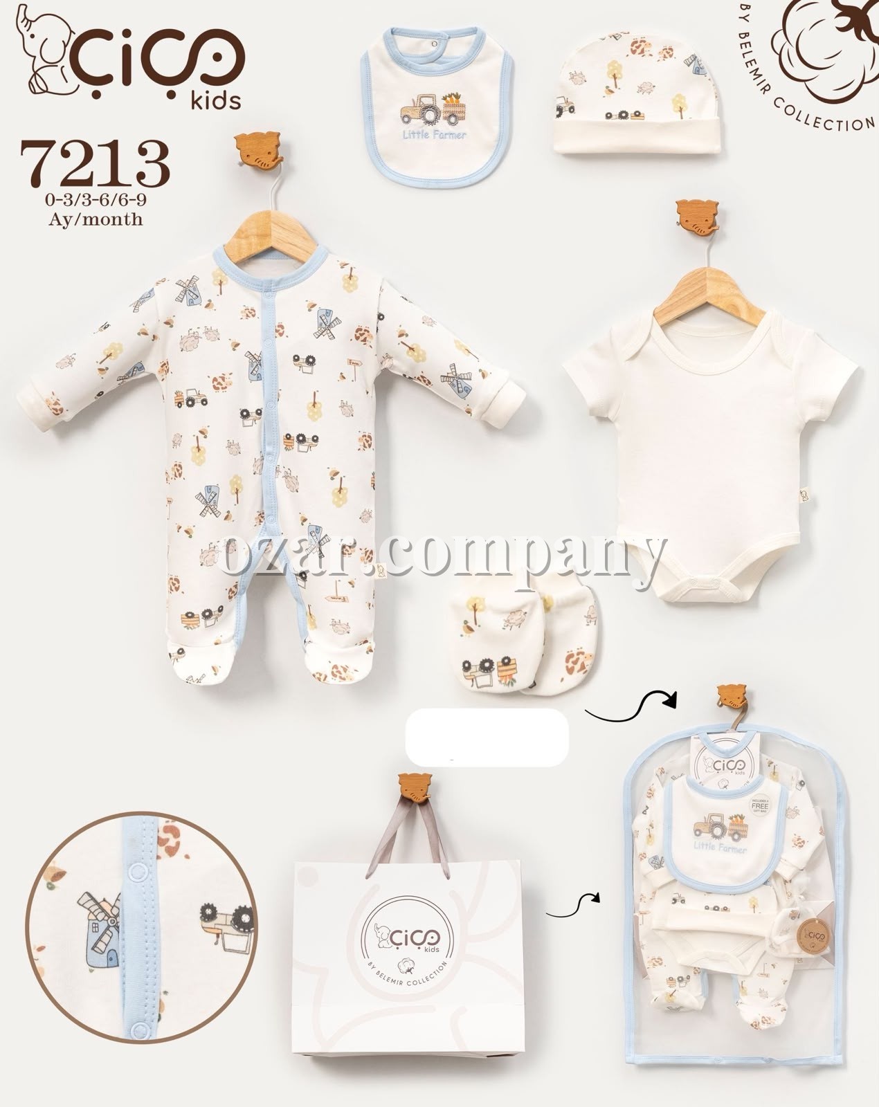 Комплект Для Мальчика Cico Kids (0-3/3-6/6-9мес.)