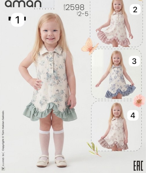 Платье Для Девочки Amante (2-3-4-5лет)