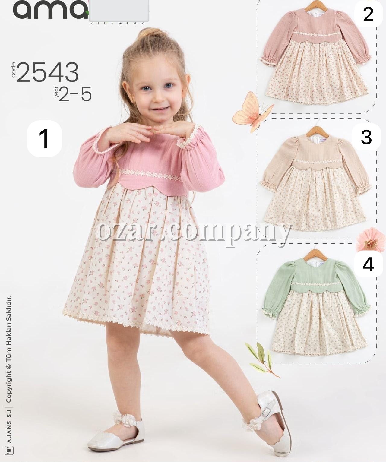 Платье Для Девочки Amante (2-3-4-5лет)