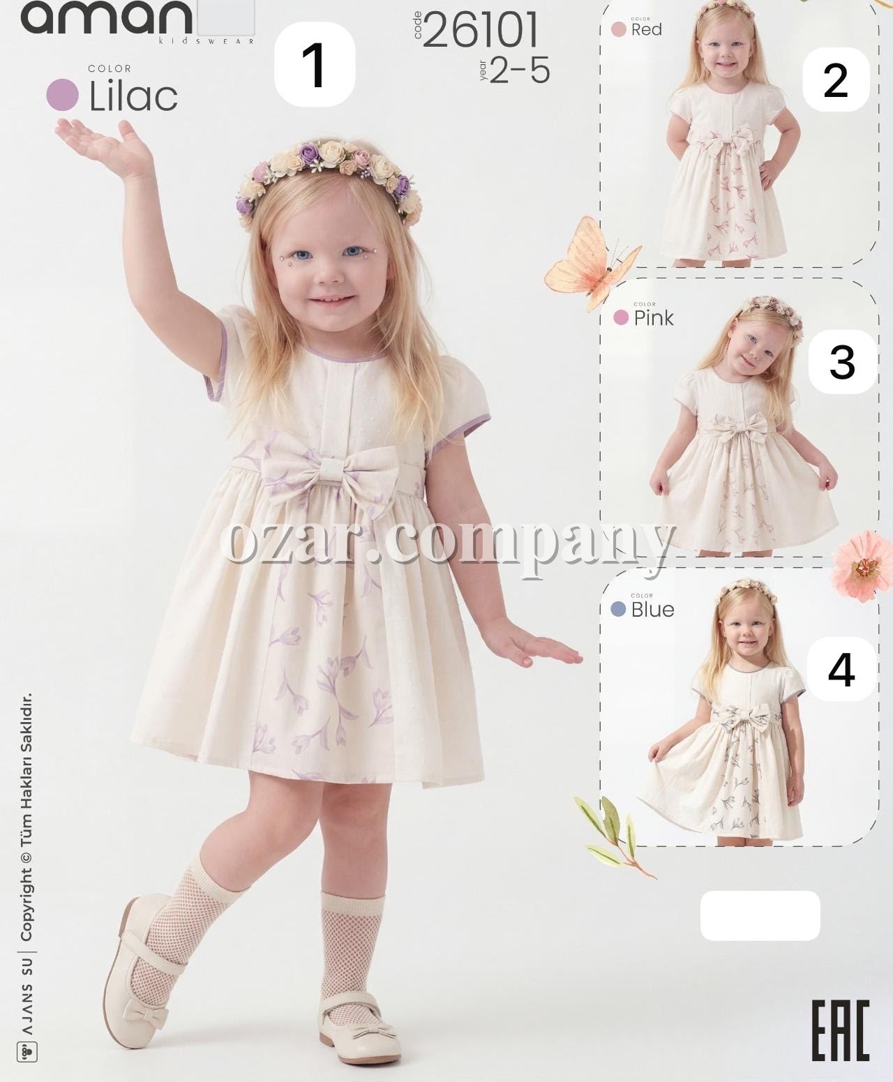 Платье Для Девочки Amante (2-3-4-5лет)