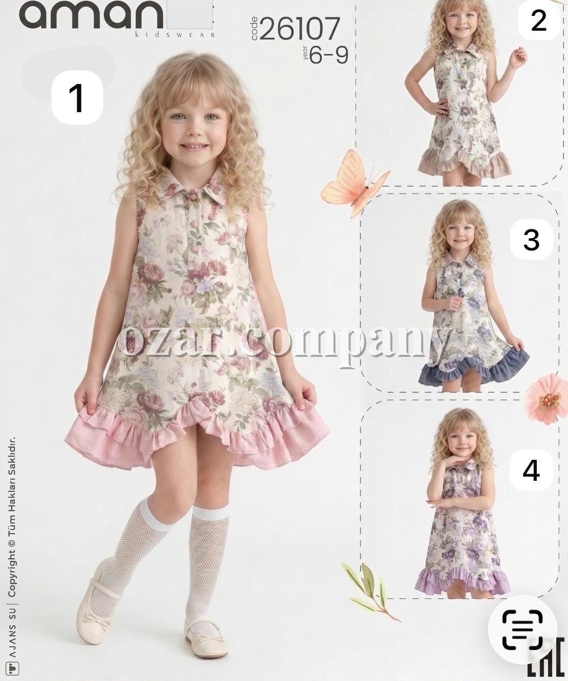 Платье Для Девочки Amante (6-7-8-9лет) 