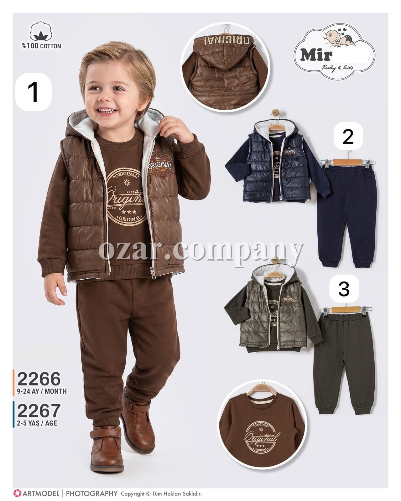 Костюм Тройка Для Мальчика Merkon Baby (9-12-18-24мес.)