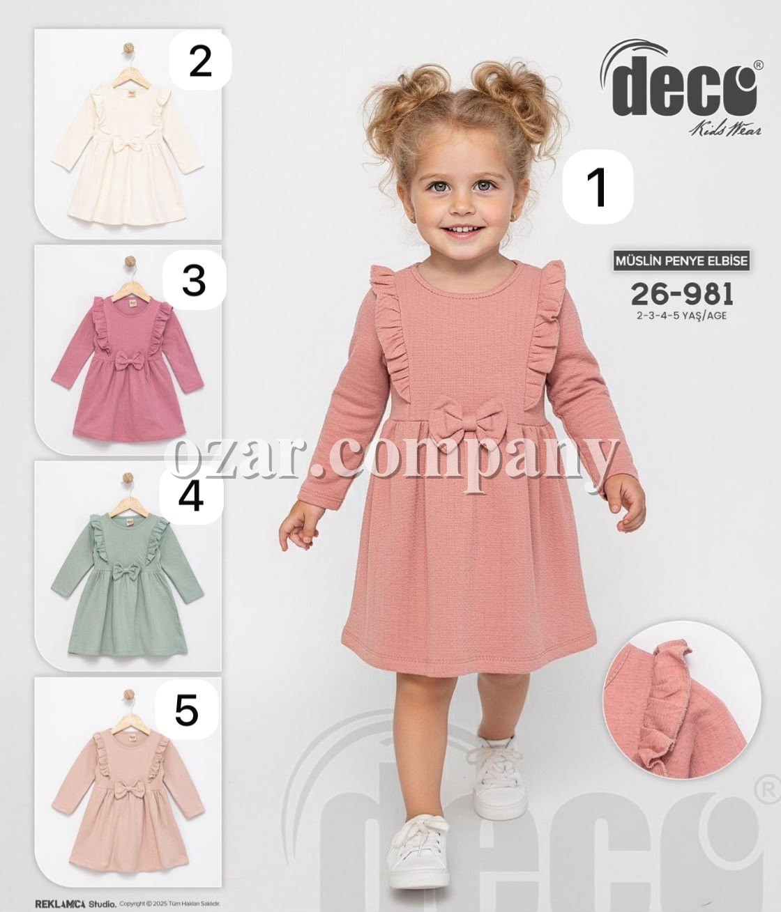 Платье Для Девочки Deco (2-3-4-5лет)