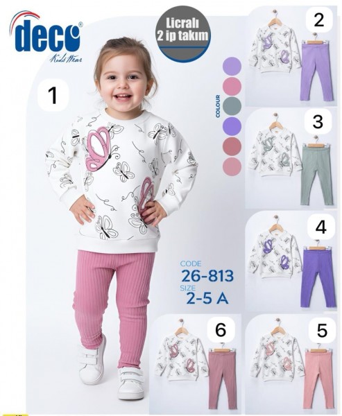 Костюм Двунитка Для Девочки Deco (2-3-4-5лет)