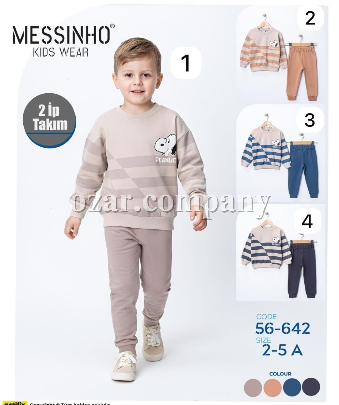 Костюм Двунитка Для Мальчика Messinho (2-3-4-5лет)