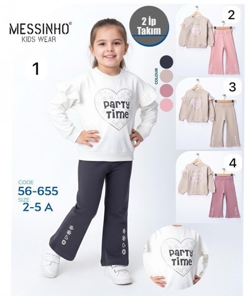Костюм Двунитка Для Девочки Messinho (2-3-4-5лет)